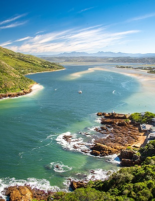 aerial view of Cape Town, South Africa