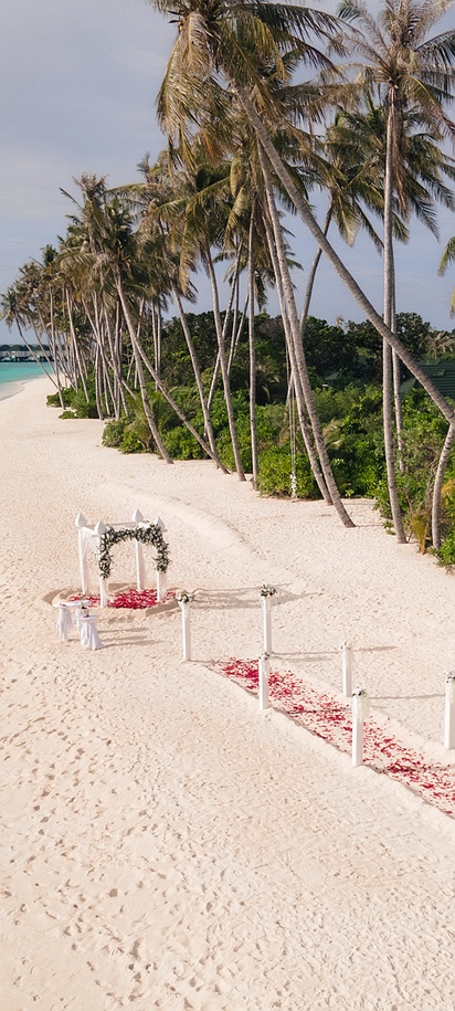 Beach setup event at Siyam World Maldives