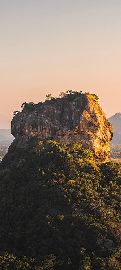 Lion Rock, an ancient rock fortress