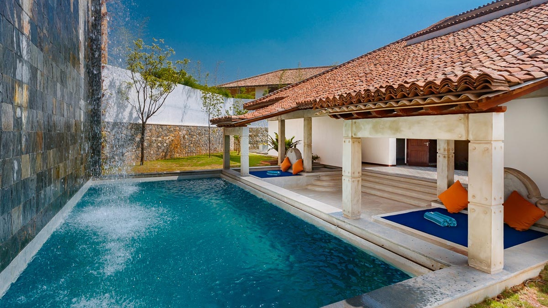luxury pool villa at the Wattura Resort and Spa located in Waikkal, Sri Lanka