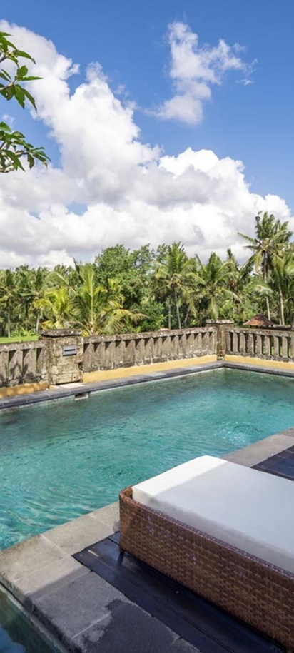 luxury Terrace Pool Villa at the Wapa di Ume Ubud resort in Bali, Indonesia