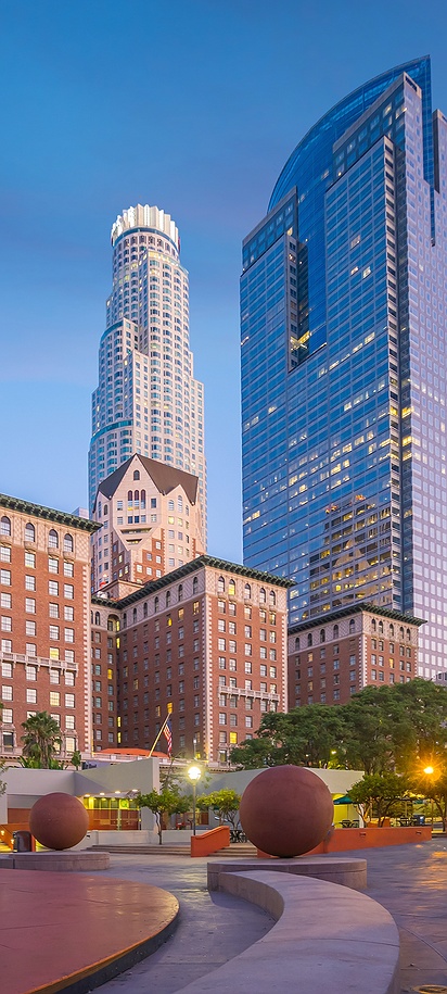 Pershing Square in Los Angeles, California