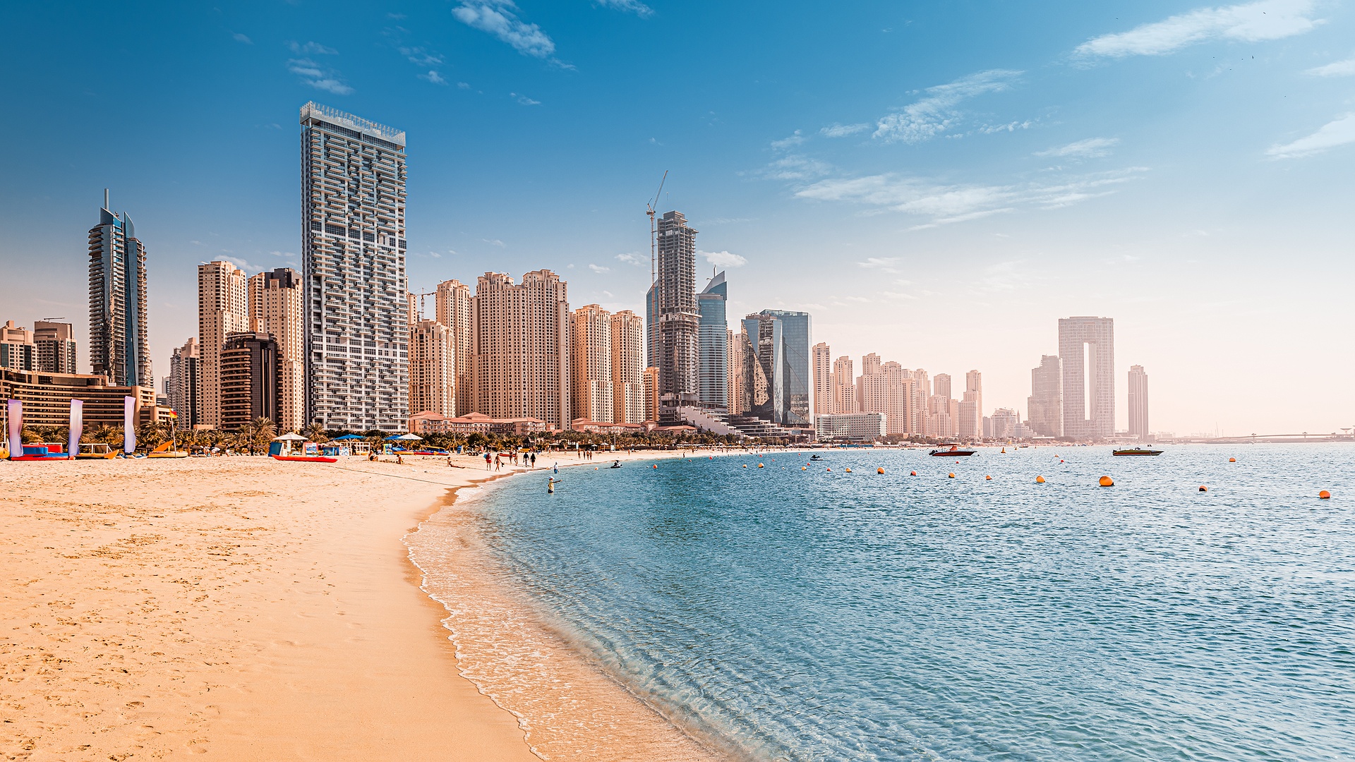 JBR Beach in Dubai