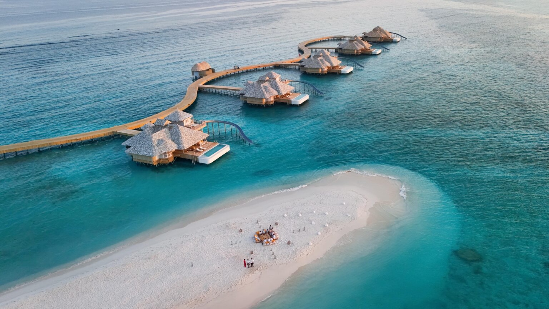 Aerial view of Soneva Secret Maldives