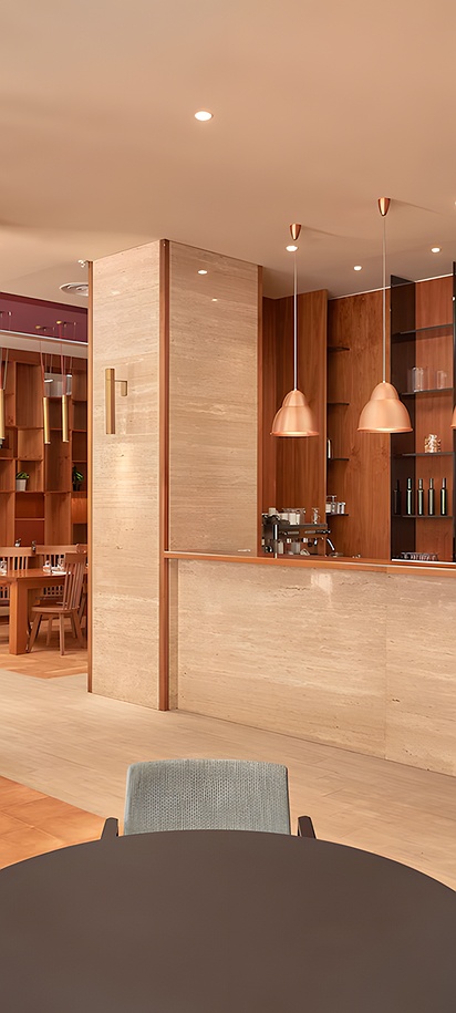 the bar and restaurant area located within the Radisson Blu Resort & Spa in Gran Canaria
