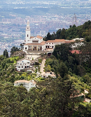View of Bogota city of Colombia