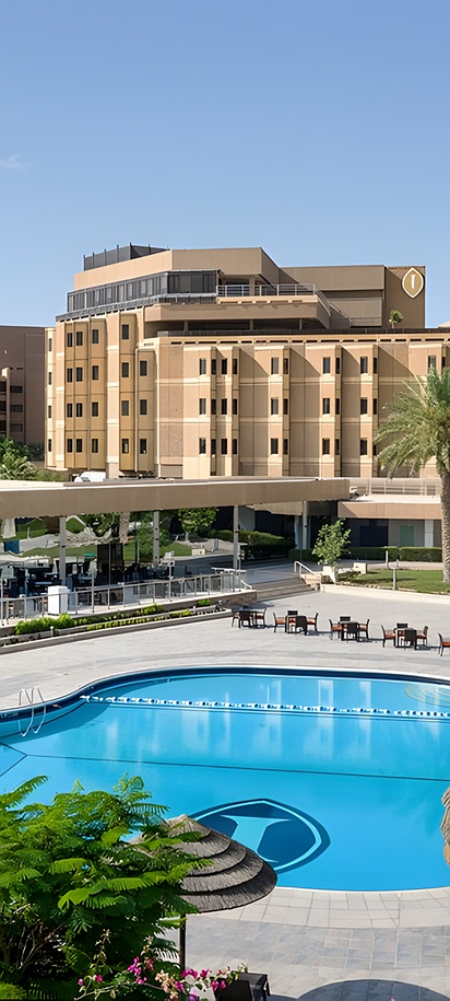 the InterContinental Riyadh hotel in Saudi Arabia