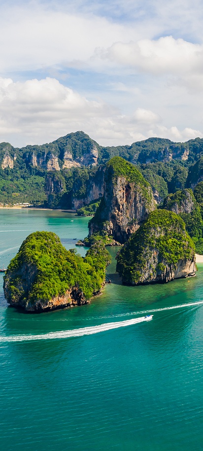 Ao Nang Beach in Krabi, Thailand