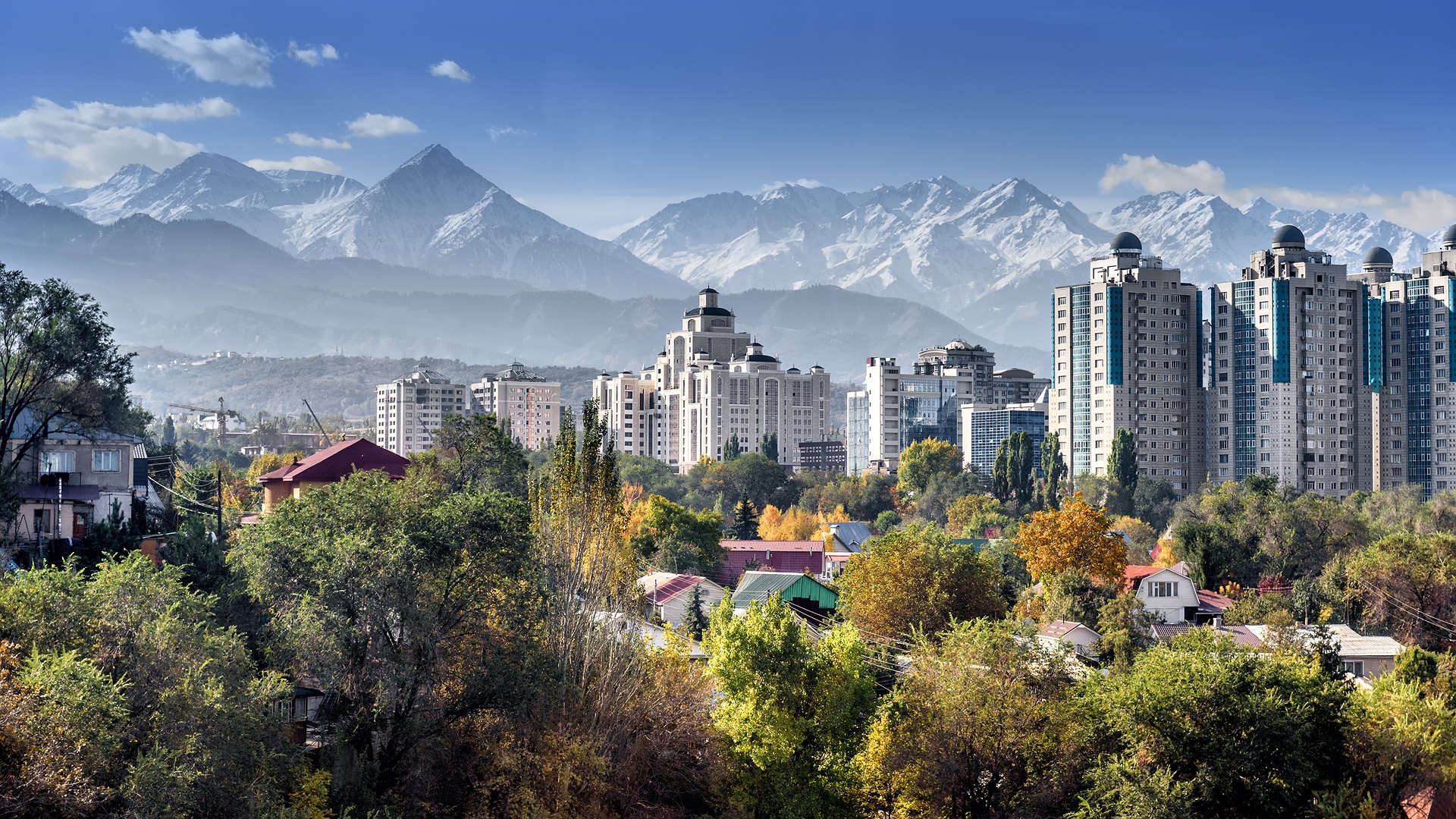 Almaty, the largest city in Kazakhstan