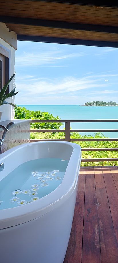 room at the Garrya Tongsai Bay Samui resort, Thailand