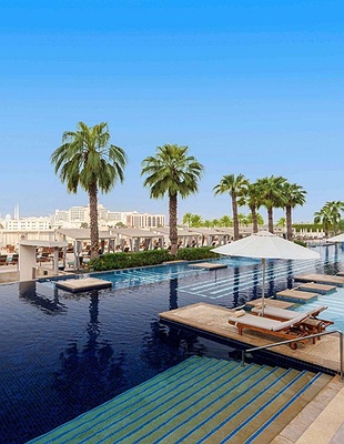 Fairmont Bab Al Bahr hotel by the waterfront