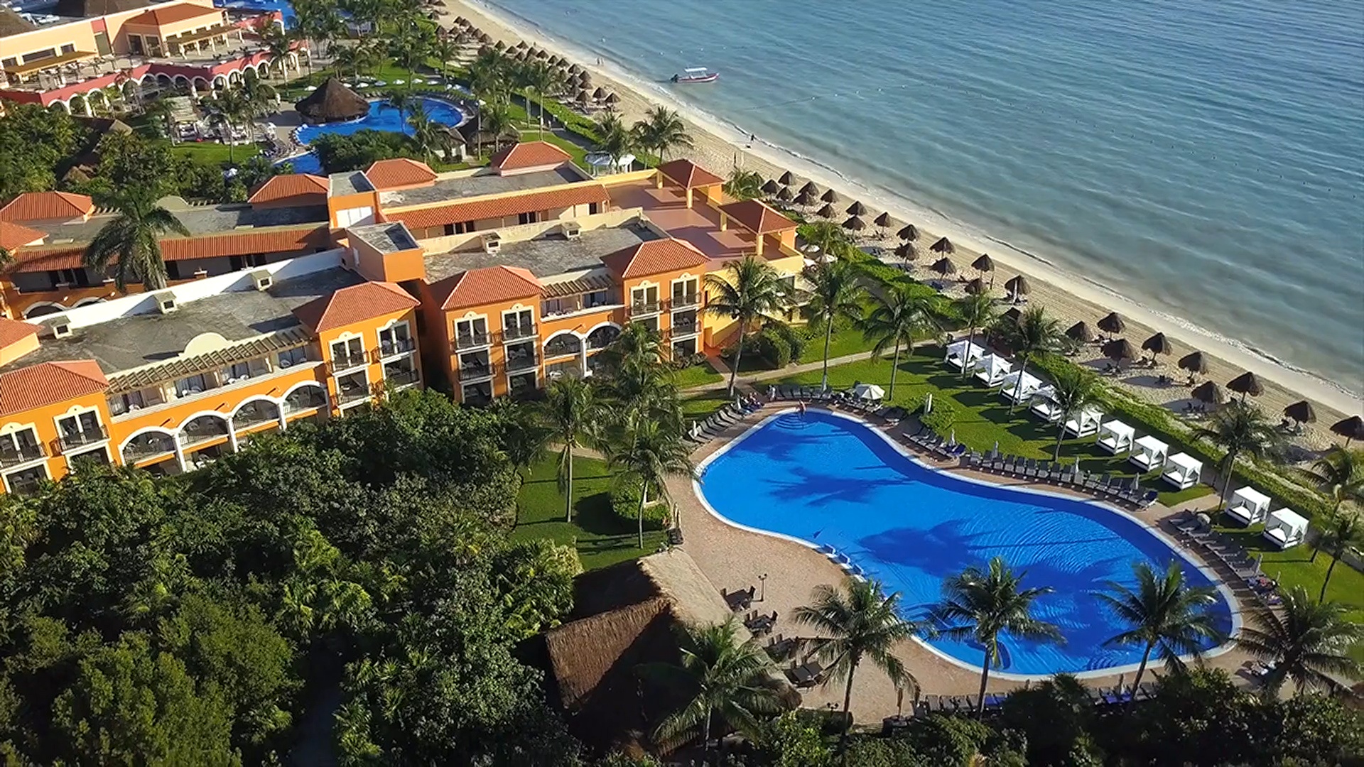 El Beso Adults Only at Ocean Coral aerial view