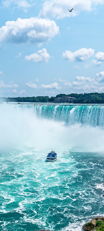 Beautiful view of Niagara falls