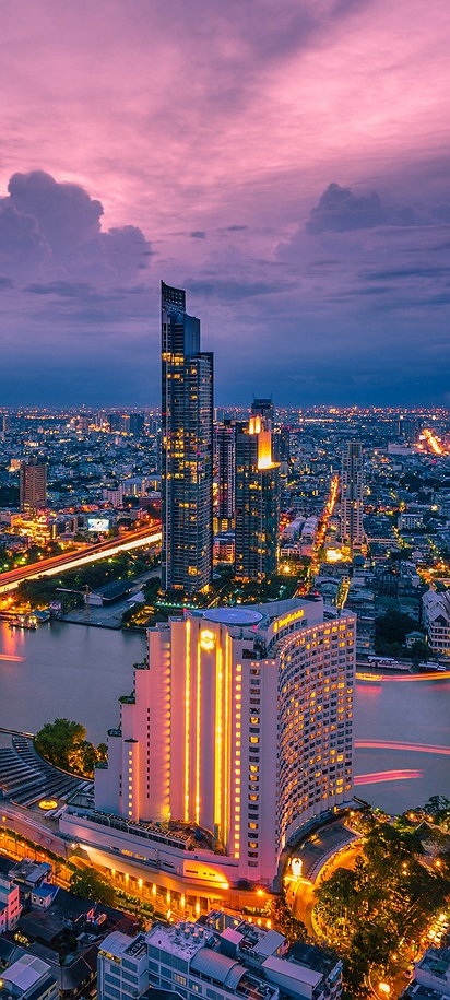 Night view of Bangkok