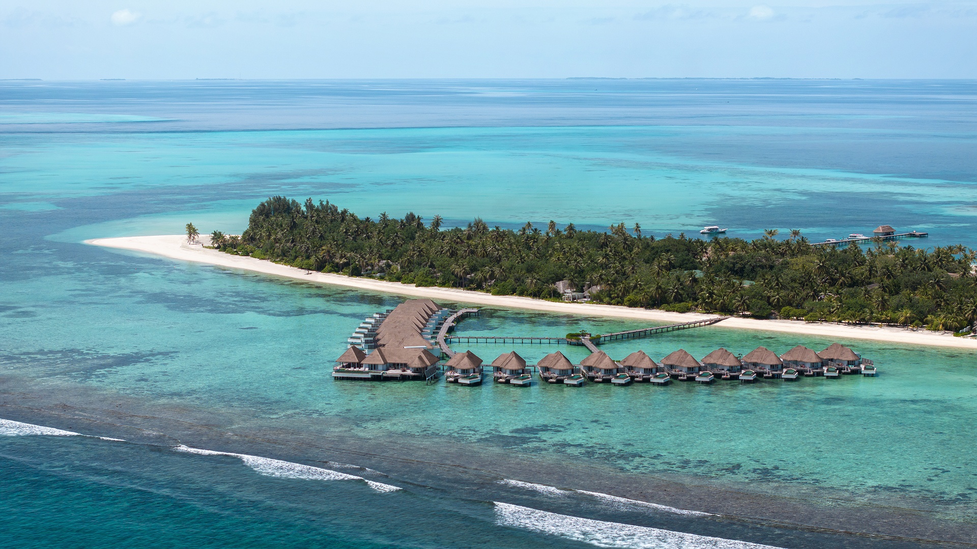 Six Senses Kanuhura Maldives aerial view