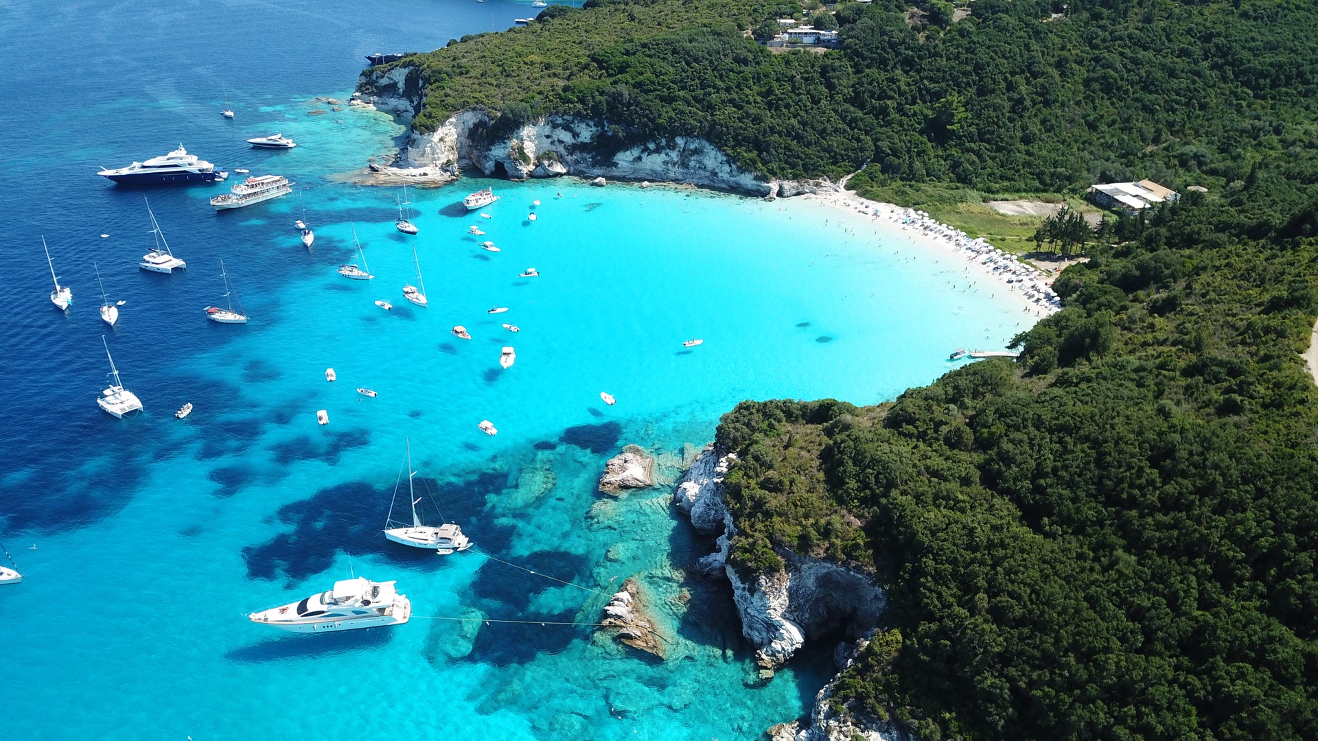 Voutoumi Beach and Vrika Beach on Antipaxos