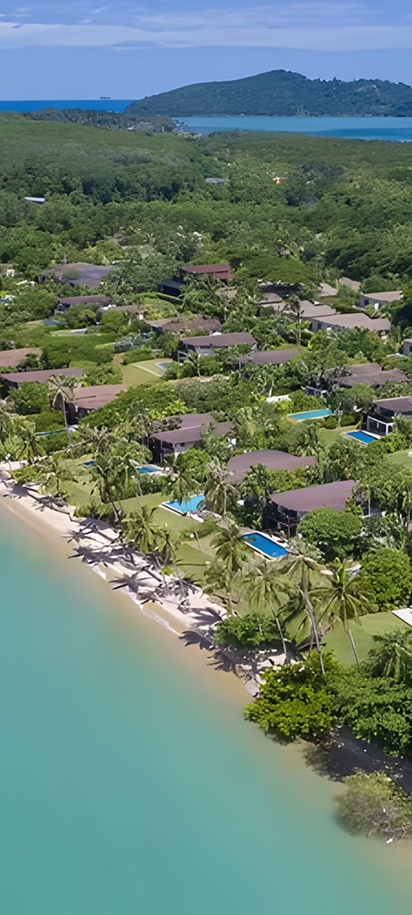 aerial view of the Barceló Coconut Island resort