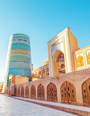 Kalta Minor Minaret in Khiva, Uzbekistan