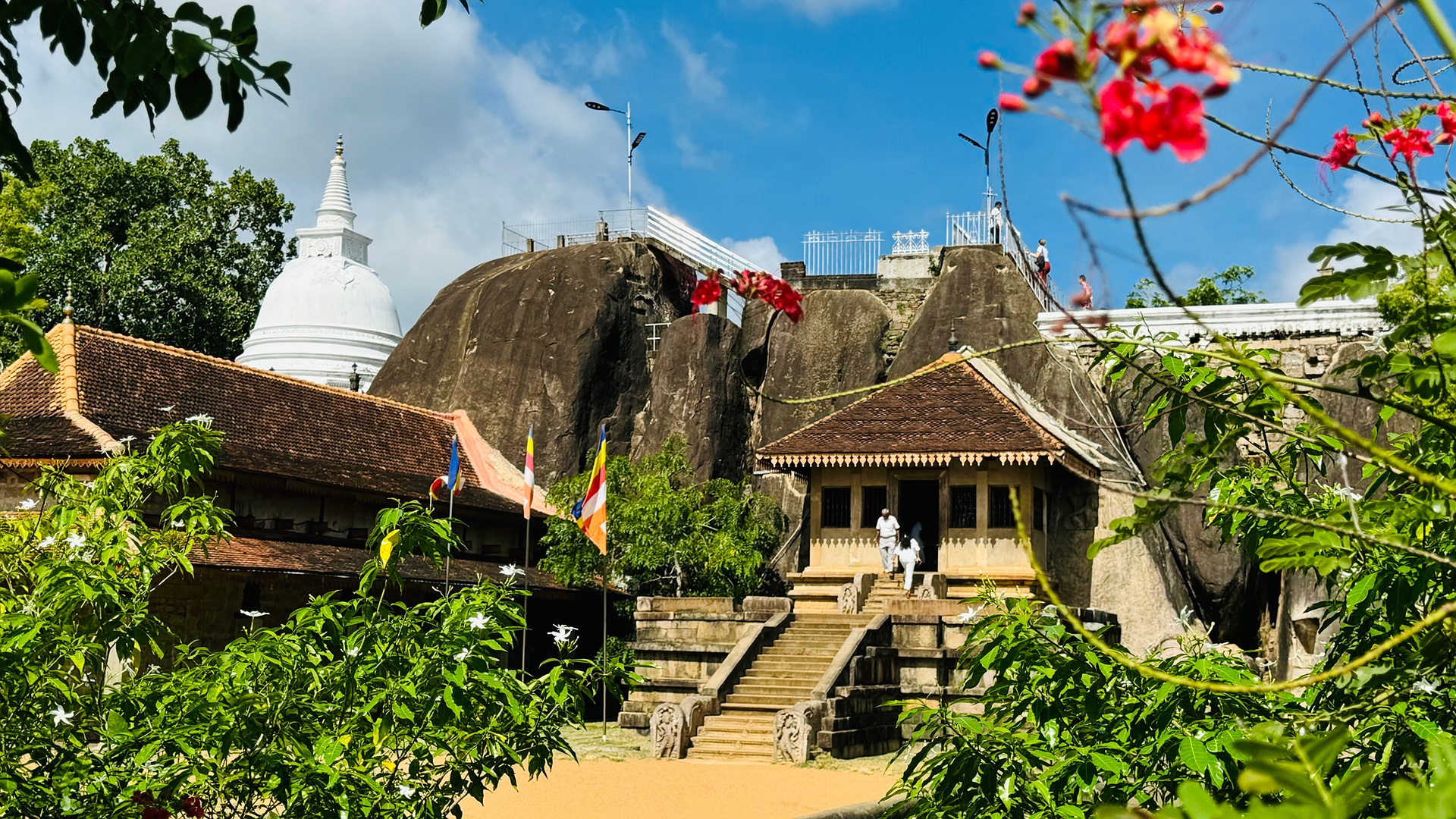 Isurumuniya Vihara, an ancient Buddhist temple in Anuradhapura, Sri Lanka