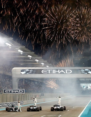 Car racing Grand Prix Abu Dhabi
