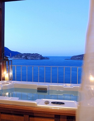a serene moment on the beach of Domes of Elounda