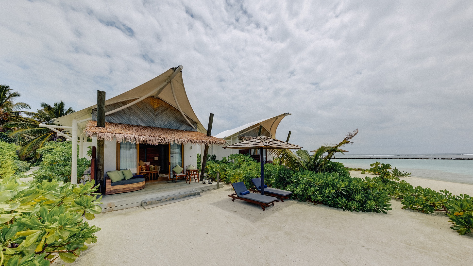 a beach bungalow at the Cinnamon Hakuraa Huraa Maldives resort
