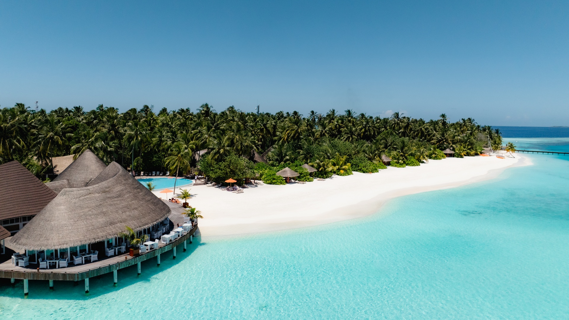 Sun Siyam Vilu Reef exterior view, Maldives