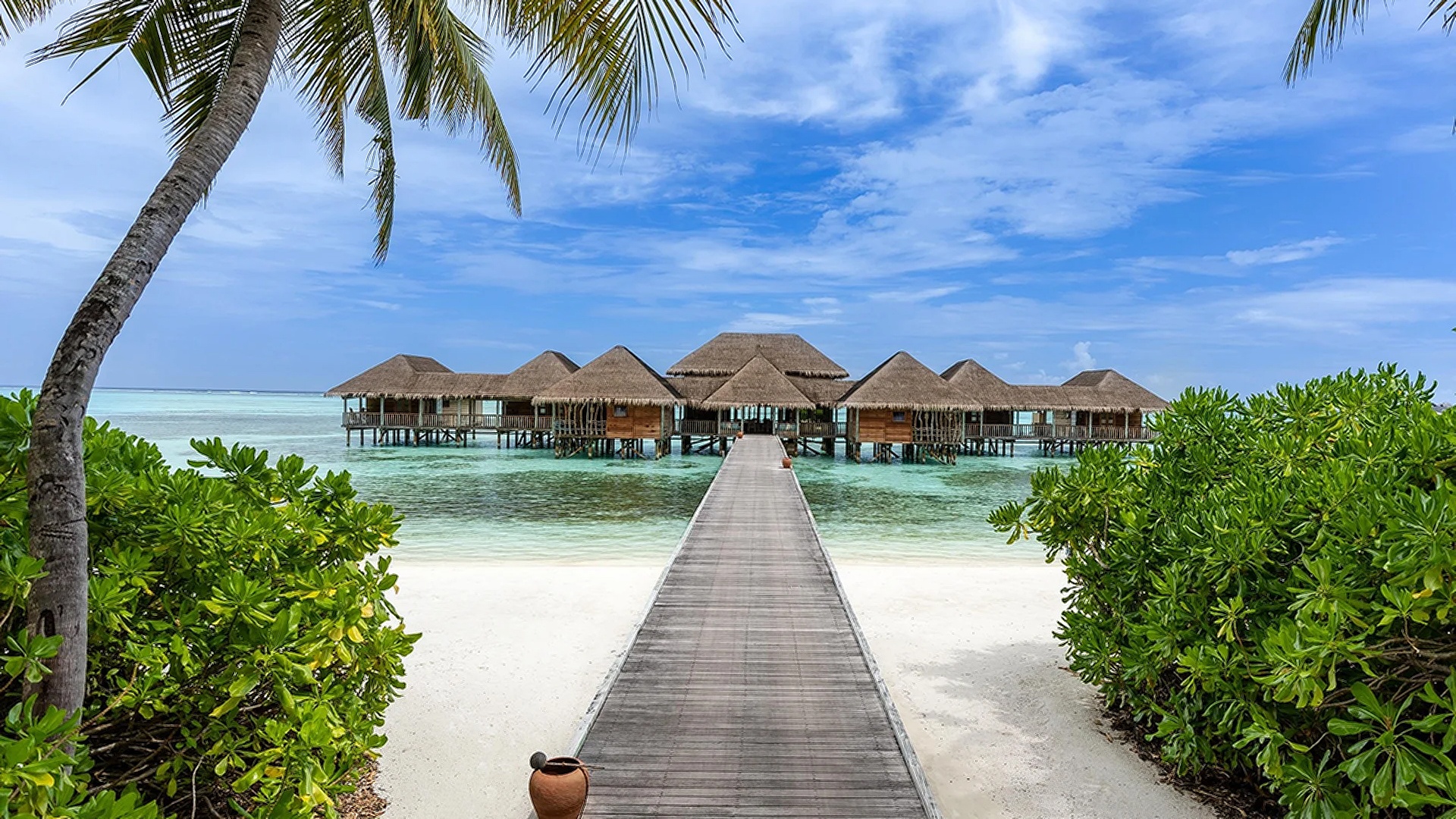 Walkway at Gili Lankanfushi Maldives