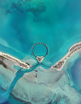 Nujuma, a Ritz-Carlton Reserve, located in the Ummahat Islands along Saudi Arabia's Red Sea coast