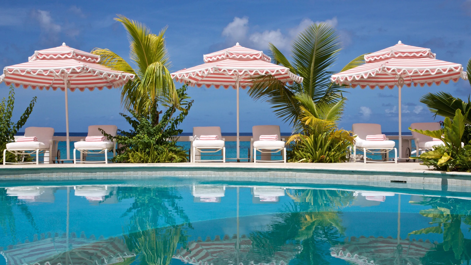 pool area of Cobblers Cove, Barbados