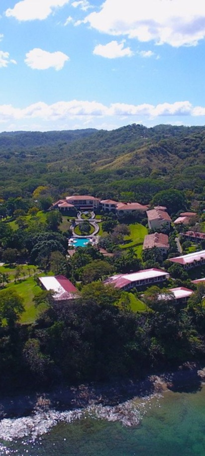 an aerial view of the Occidental Papagayo - Adults Only resort