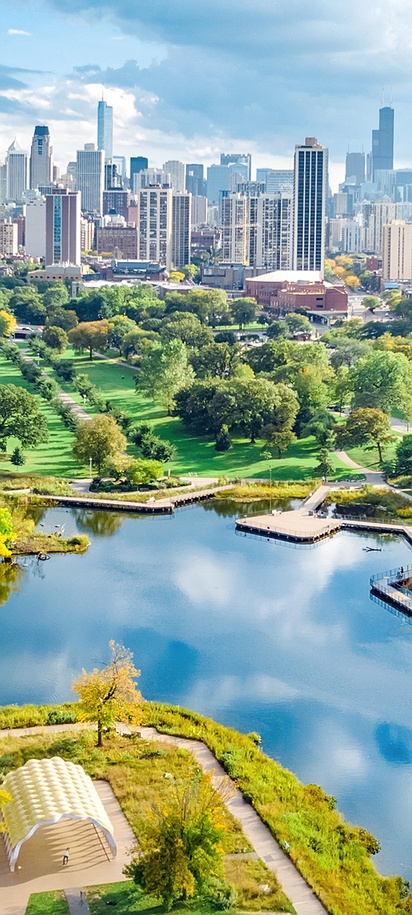 Panoramic view of Chicago
