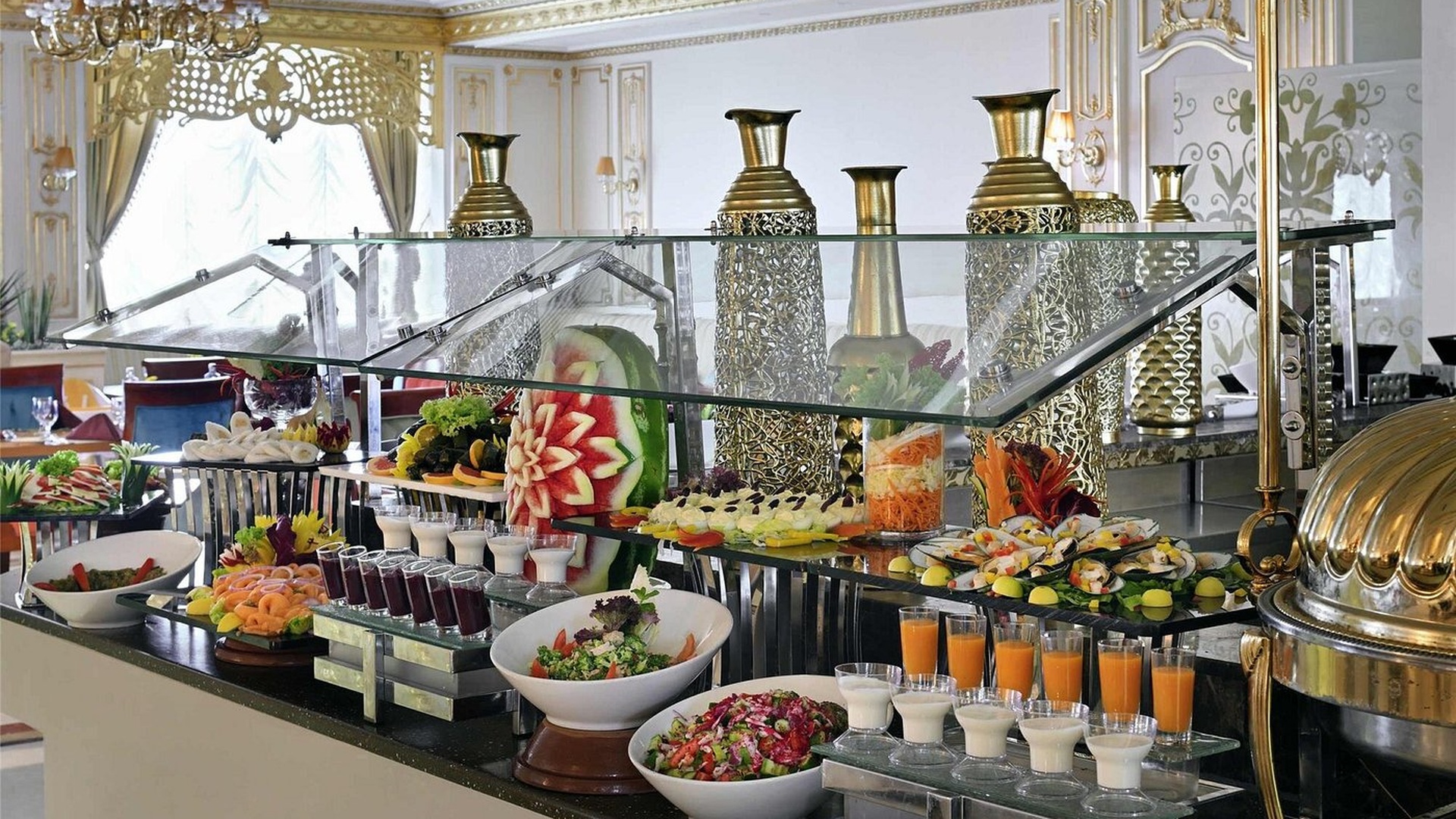 buffet at the Mövenpick Hotel City Star Jeddah
