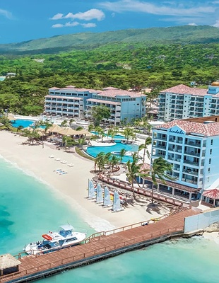 Sandals Dunn's River, Jamaica aerial view
