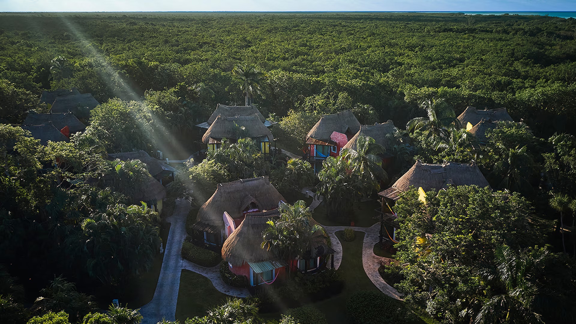 an aerial view of the Iberostar Waves Cozumel, an all-inclusive resort located in Cozumel, Mexico