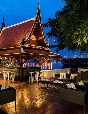 Silavadee Pool Spa Resort located on the cliffs of Koh Samui, Thailand. 