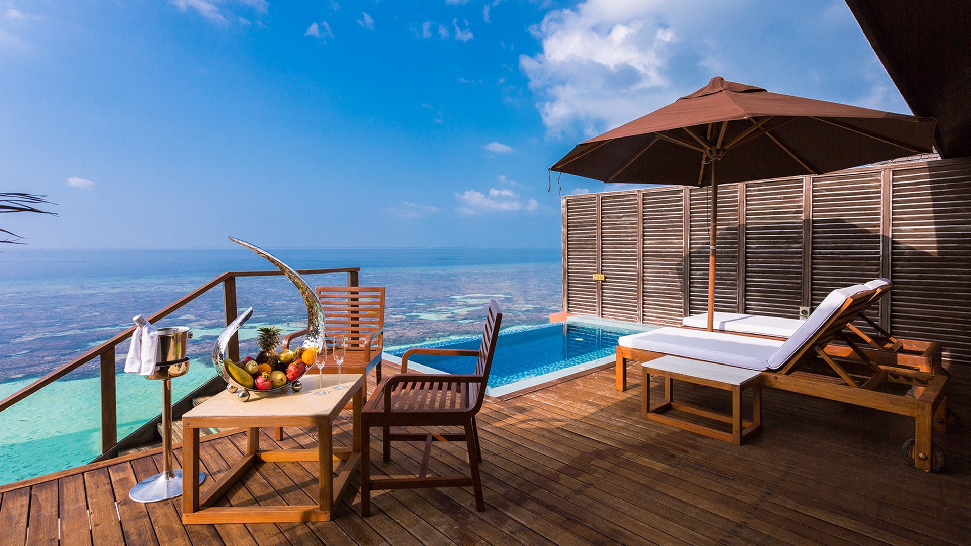 overwater villa at Lily Beach Resort & Spa