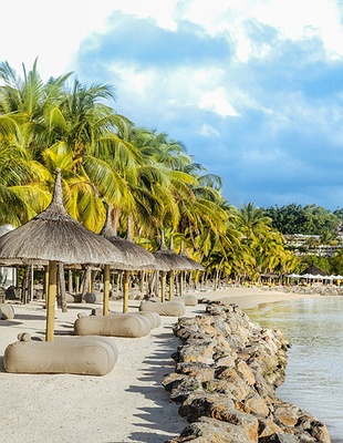 tranquil scene at The Ravenala Attitude hotel, a resort located in Turtle Bay