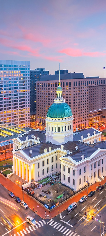 St Louis Missouri cityscape