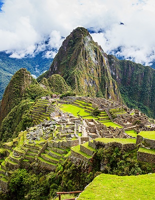Machu Picchu, a renowned 15th-century Inca citadel located in Peru