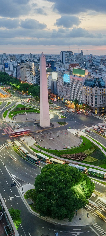 view of the city of Buenos Aires, Argentina