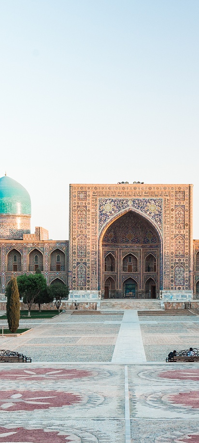 Registan Square in Samarkand, Uzbekistan
