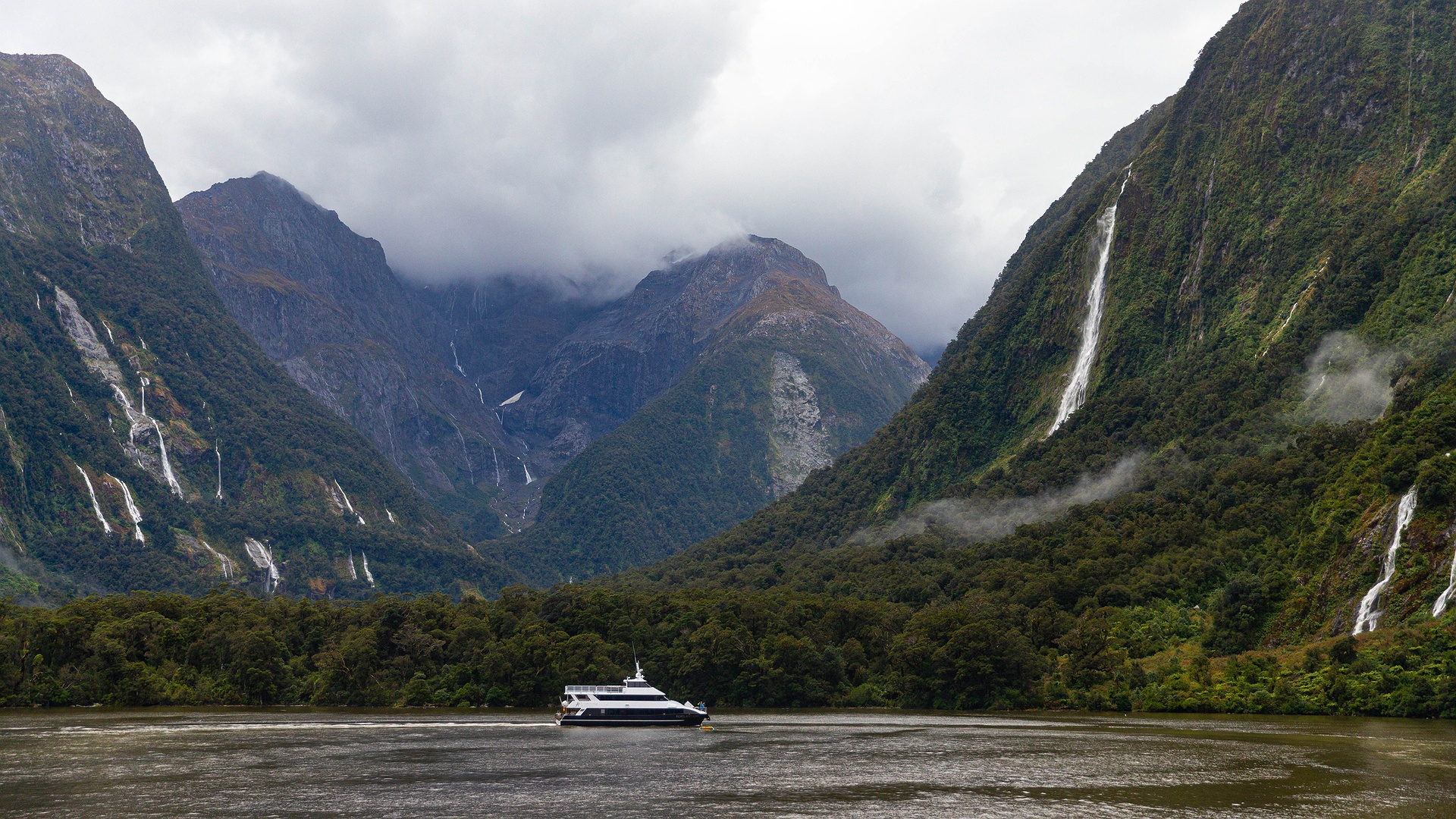 Milford Sound located in New Zealand