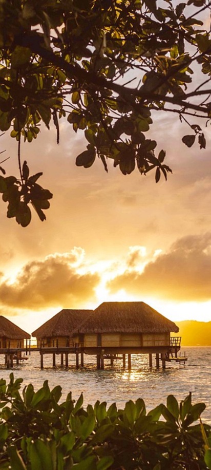 Villas over the water