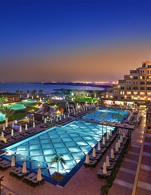Aerial view of Rixos Bab Al Bahr 