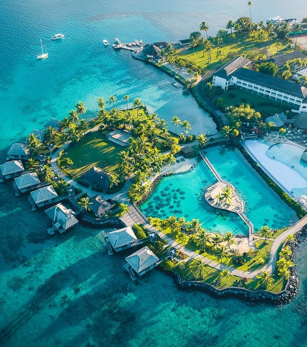 InterContinental Tahiti Resort and Spa aerial view