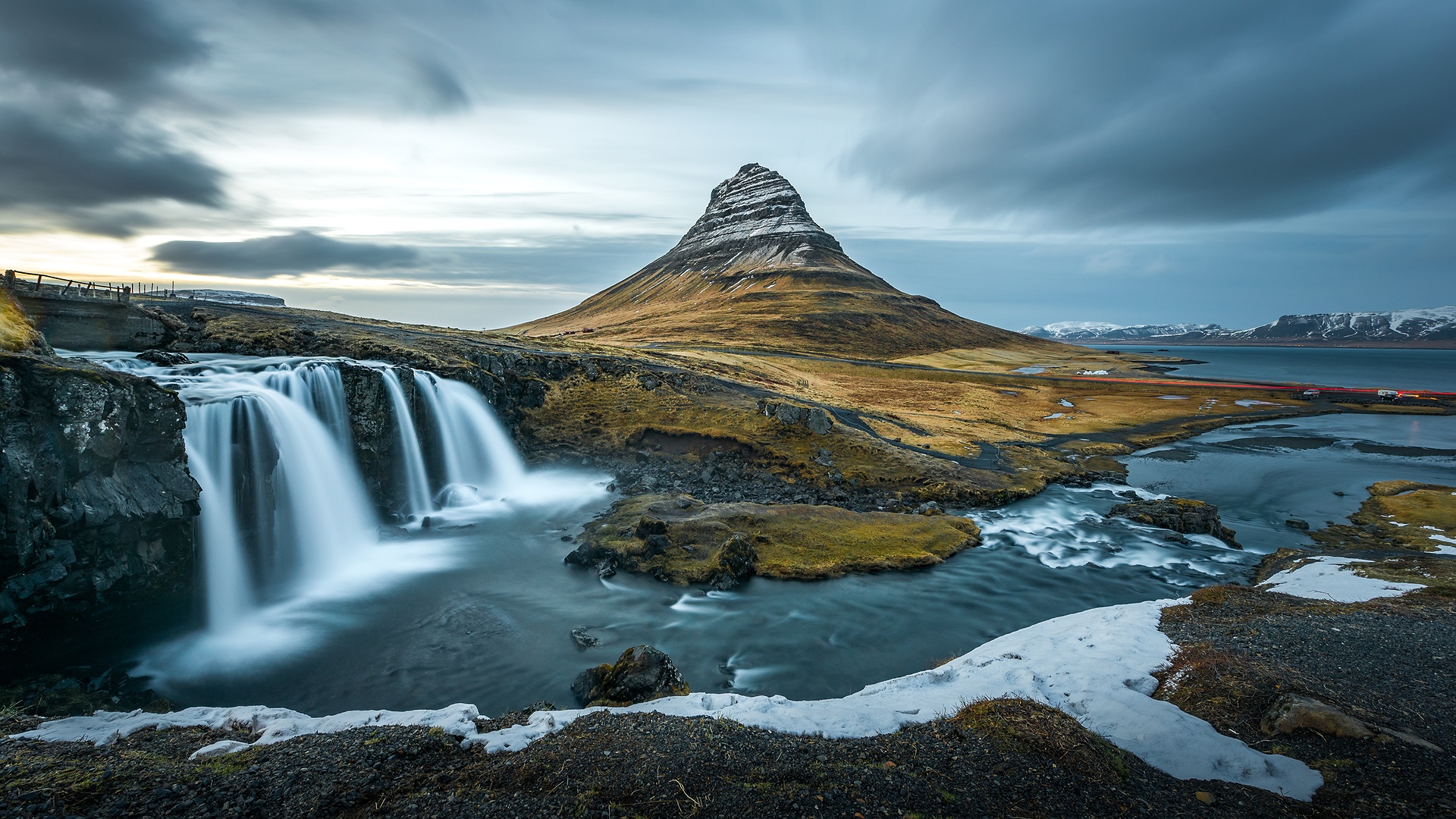 Kirkjufellsfoss waterfall in Iceland
