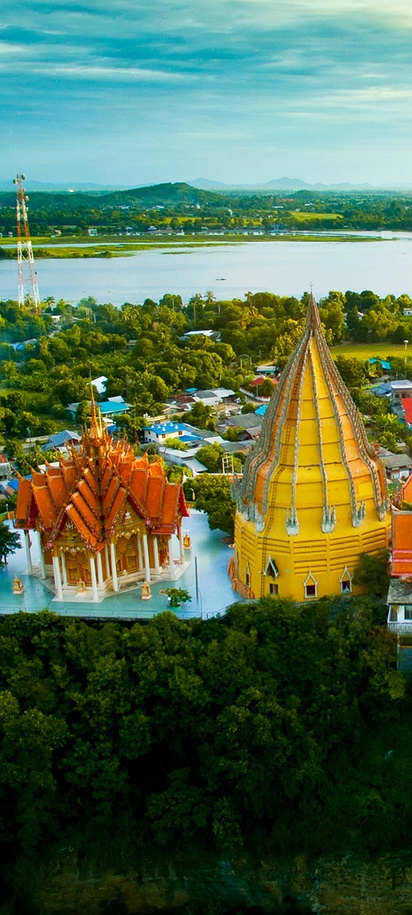Wat Tham Suea in Kanchanaburi, Thailand