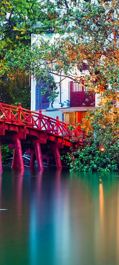 Ngoc Son temple in Hanoi, Vietnam