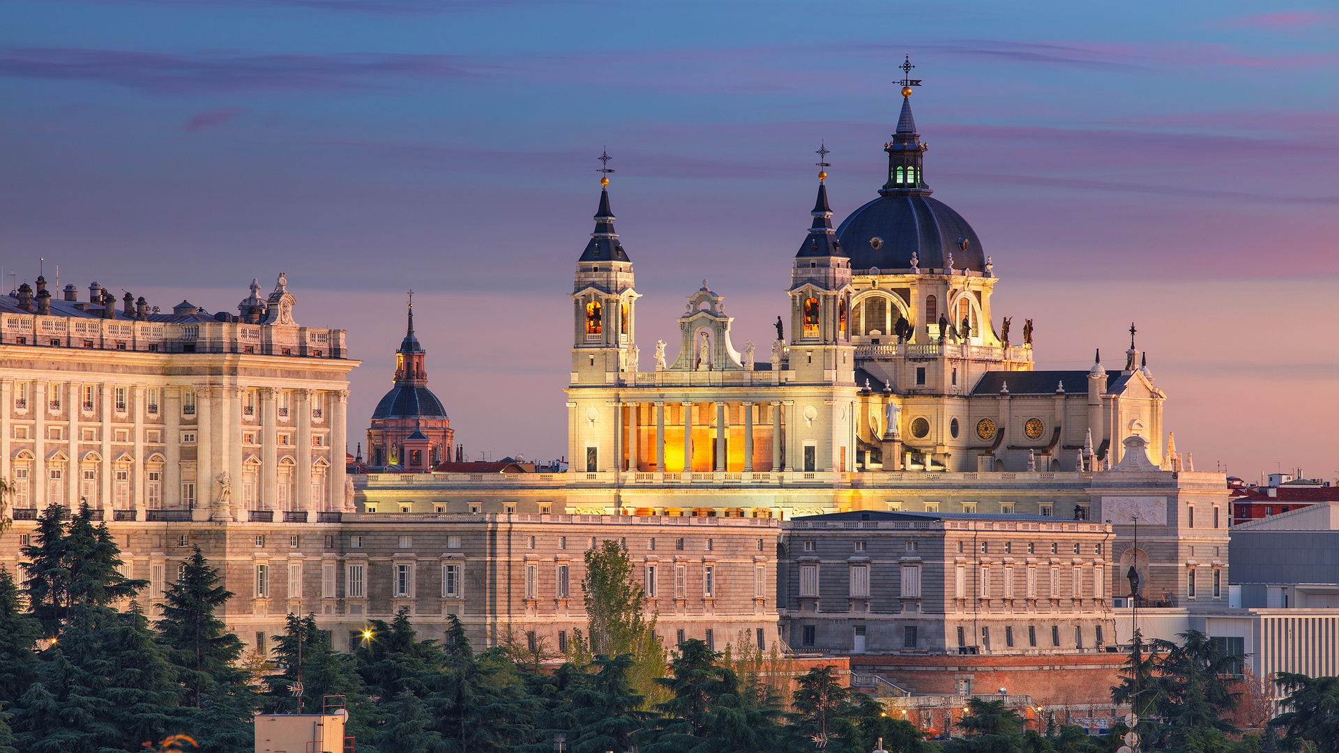 Almudena Cathedral in Madrid, Spain